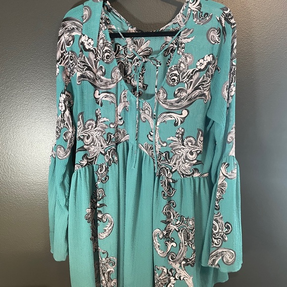 Free People Sheer Boho Intimately Style Mini Dress - Picture 3 of 6